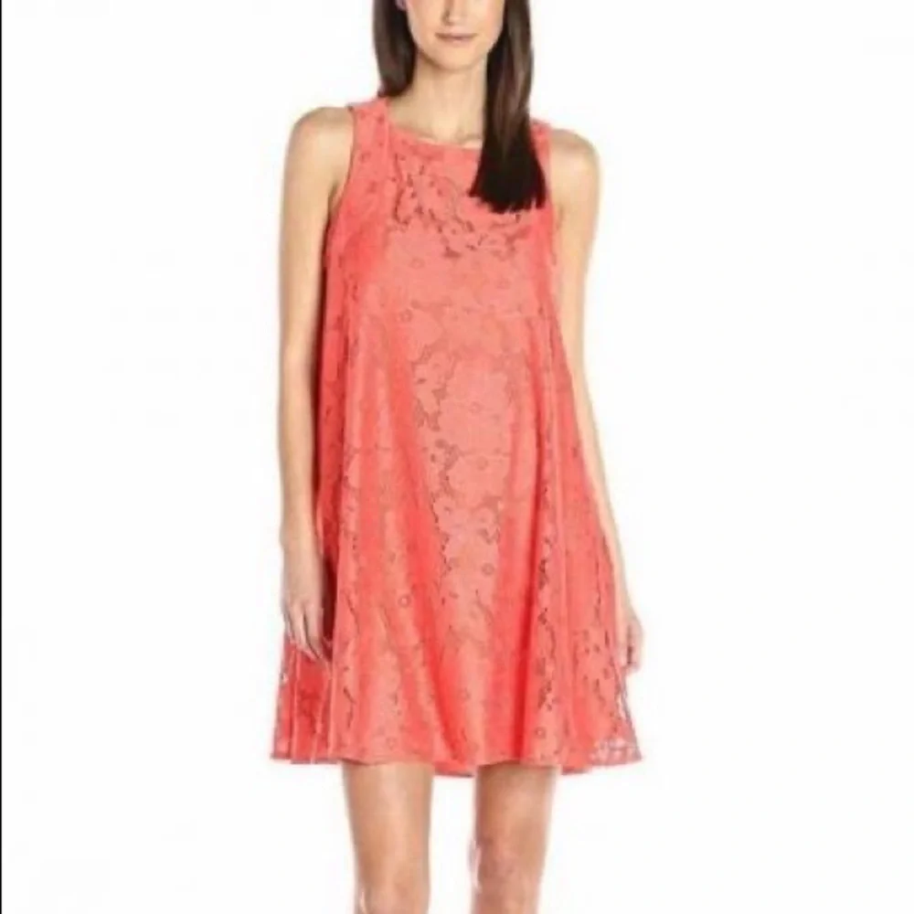 Donna Morgan dress size 6 coral - Picture 1 of 11